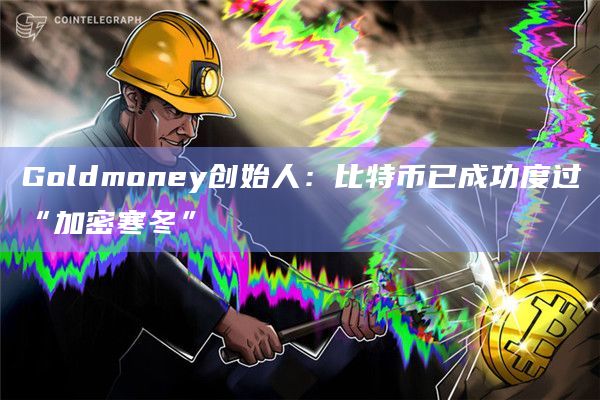 Goldmoney创始人：比特币已成功度过“加密寒冬”