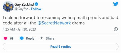 领导层动荡后 Secret Network验证者关闭了节点1 领导层动荡后 Secret Network验证者关闭了节点1