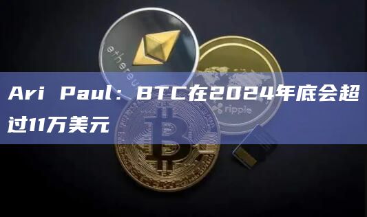 Ari Paul：BTC在2024年底会超过11万美元