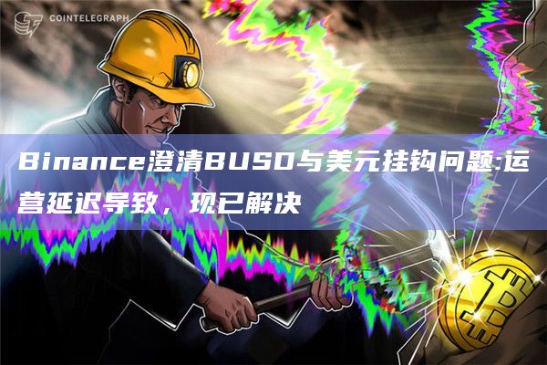 Binance澄清BUSD与美元挂钩问题:运营延迟导致，现已解决