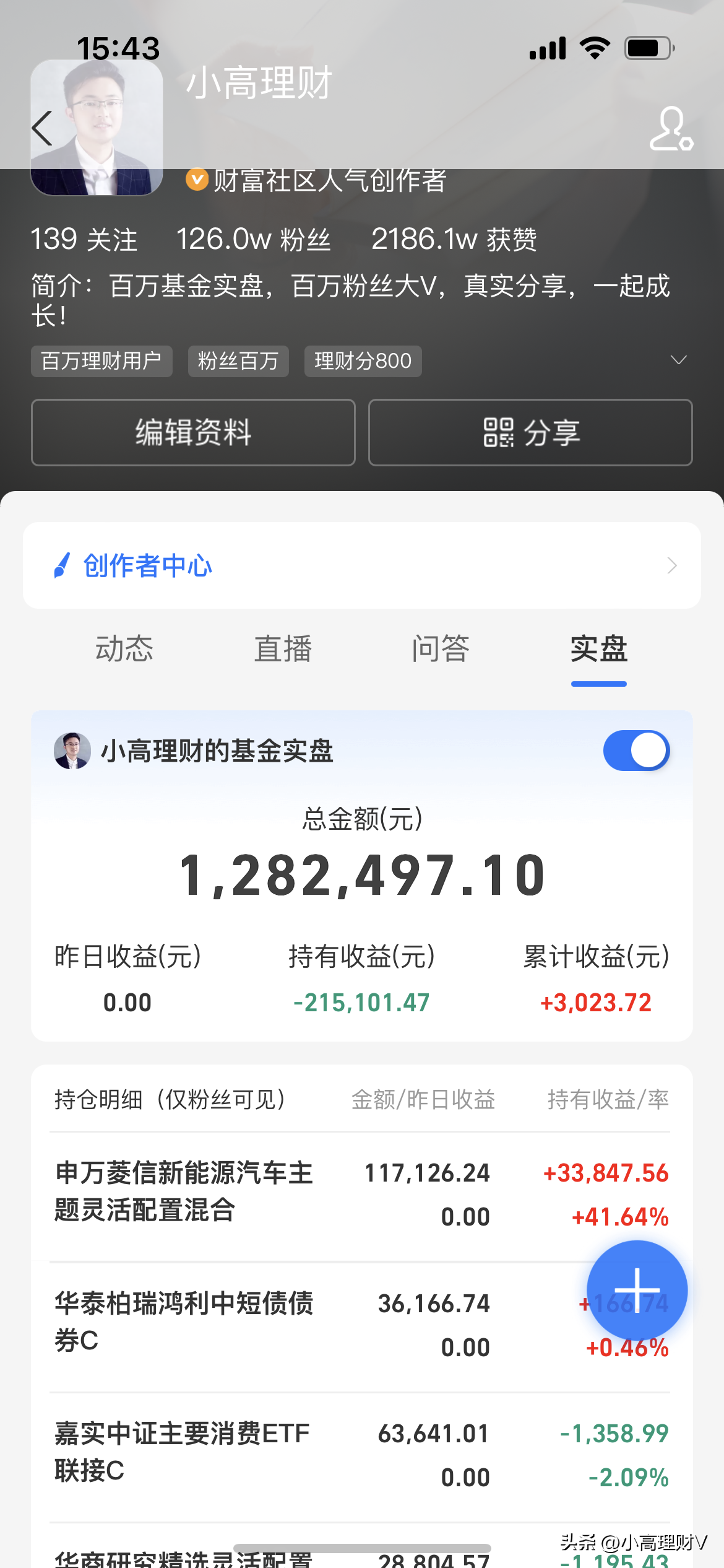 持仓收益和累计收益（持仓收益和累计收益有何不同）