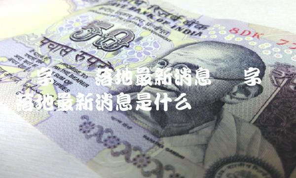 数字货币落地最新消息是什么