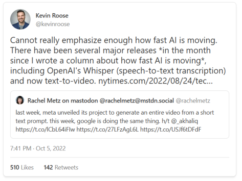 AI 赋予文字无限力量:“由文本生成一切”的一年