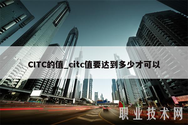 CITC的值_citc值要达到多少才可以