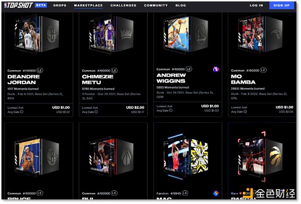 NBA Top Shot 跌落神坛