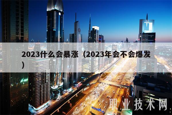 2023什么会暴涨（2023年会不会爆发）