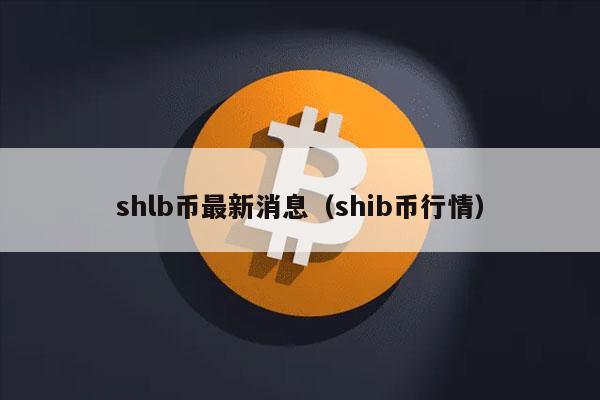 shlb币最新消息(shib币行情)