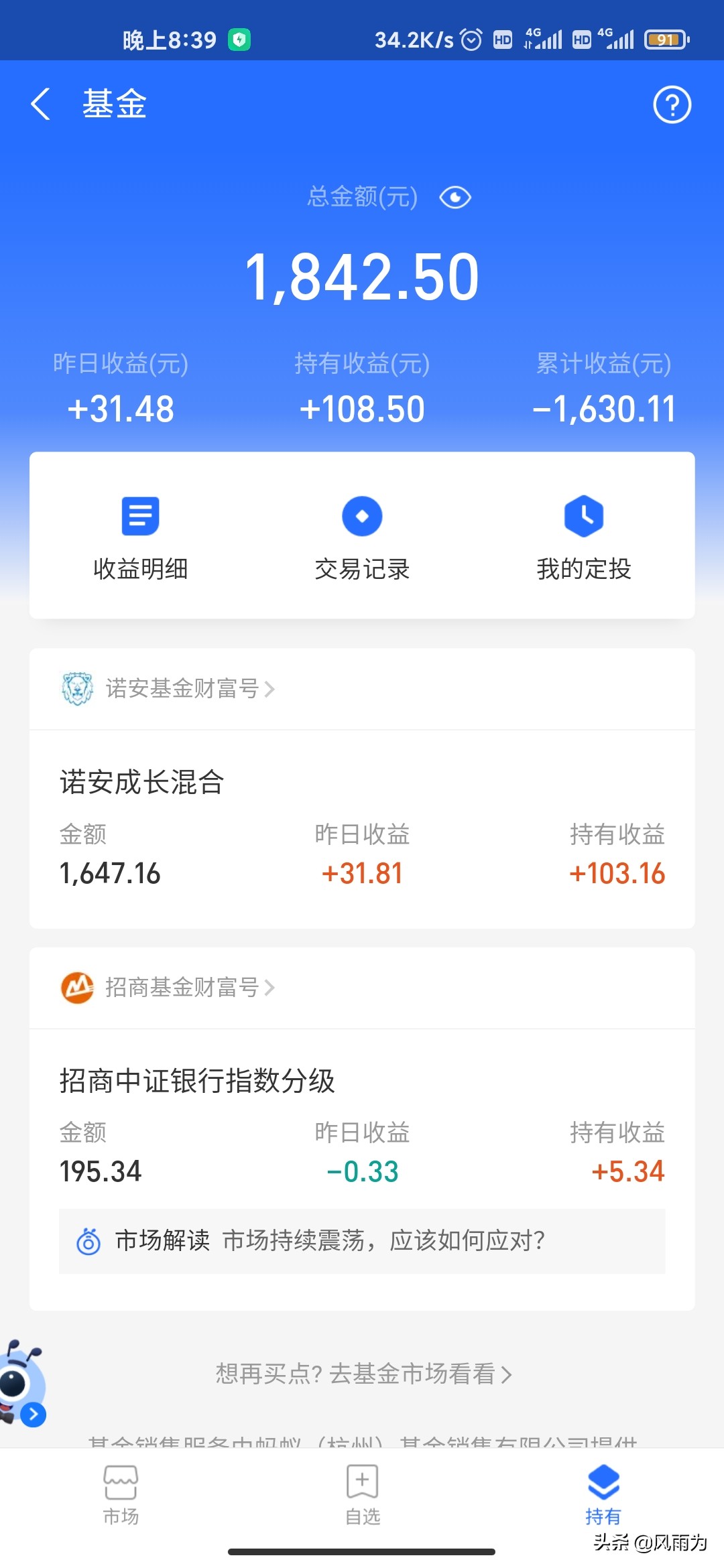 支付宝买基金能赚多少（支付宝基金买哪个赚钱）