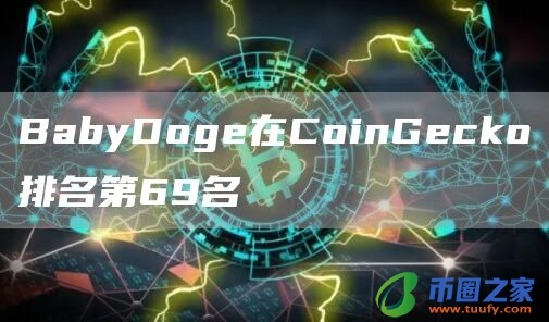 BabyDoge在CoinGecko排名第69名