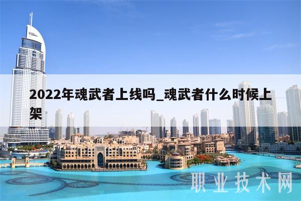 2022年魂武者上线吗_魂武者什么时候上架插图 2022年魂武者上线吗_魂武者什么时候上架
