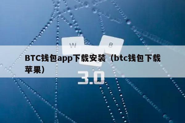 BTC钱包app下载安装（btc钱包下载苹果）