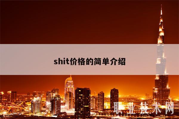 shit价格的简单介绍