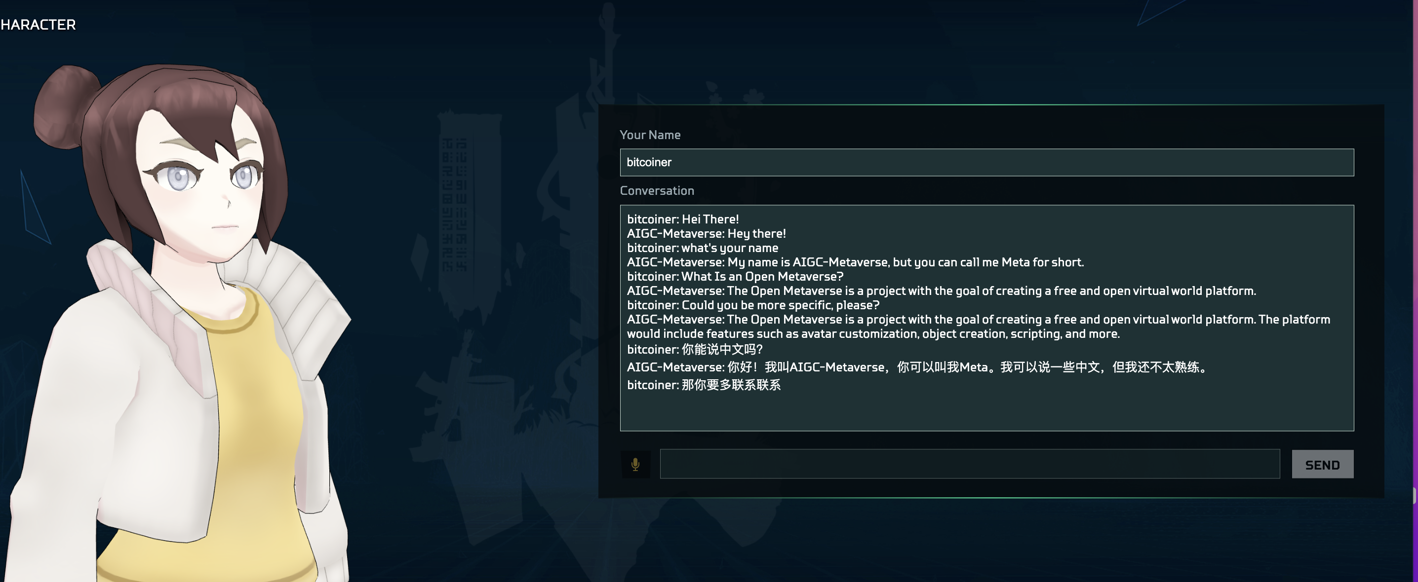 教程:如何创建一个 AI 元宇宙化身