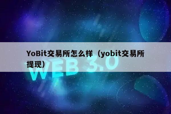 YoBit交易所怎么样（yobit交易所提现）