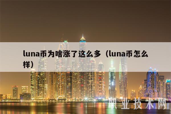 luna币为啥涨了这么多（luna币怎么样）