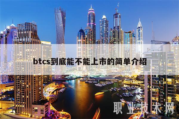 btcs到底能不能上市的简单介绍