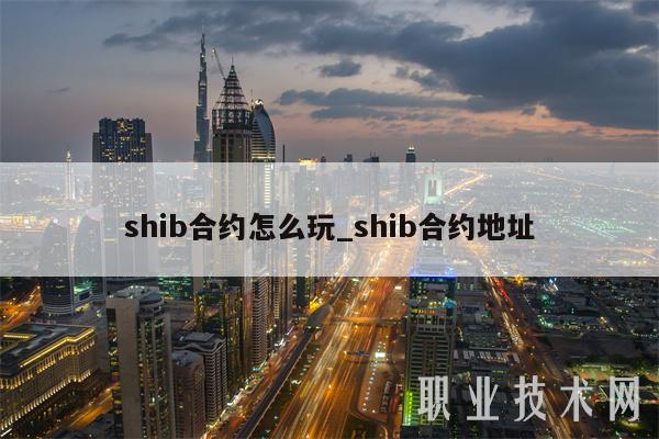 shib合约怎么玩_shib合约地址