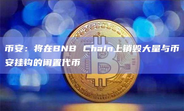 币安：将在BNB Chain上销毁大量与币安挂钩的闲置代币