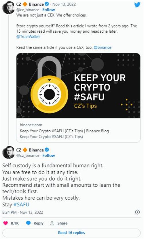 在不确定性增加的情况下 CZ和Saylor敦促加密货币自我监管