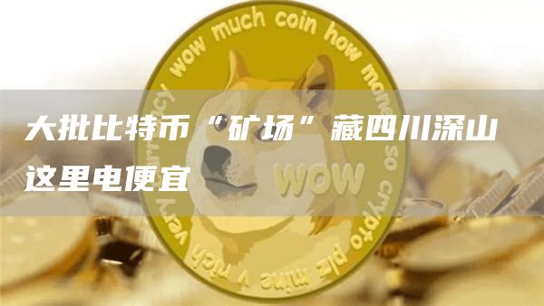 大批比特币“矿场”藏四川深山 这里电便宜