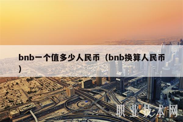 bnb一个值多少人民币(bnb换算人民币)