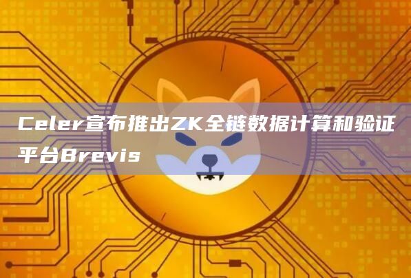 Celer宣布推出ZK全链数据计算和验证平台Brevis