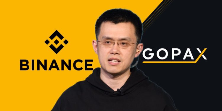 币安进军韩国收购Gopax进最后阶段 已向金融当局提交申报