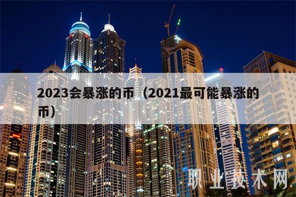 2023会暴涨的币（2021最可能暴涨的币）