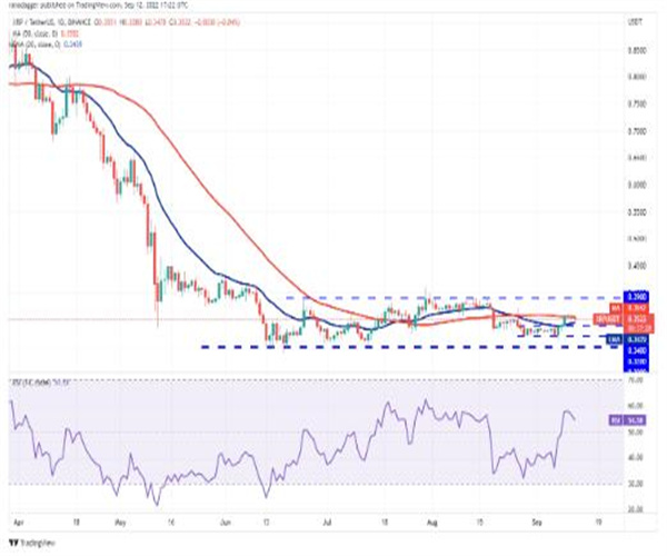 价格分析:BTC、ETH、BNB、XRP、ADA、SOL、DOGE、DOT、MATIC、SHIB插图4 价格分析:BTC、ETH、BNB、XRP、ADA、SOL、DOGE、DOT、MATIC、SHIB