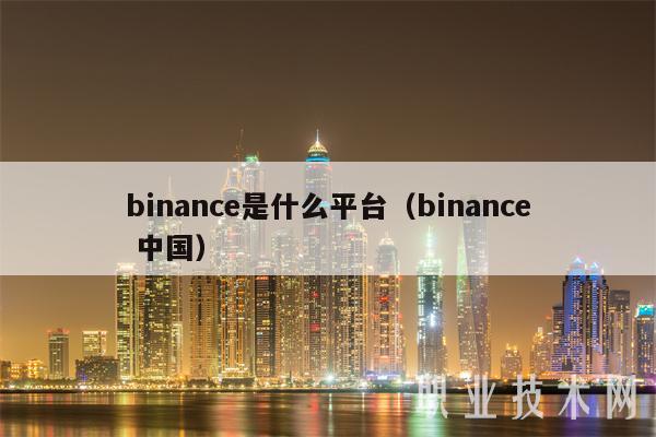 binance是什么平台(binance 中国)插图 binance是什么平台(binance 中国)