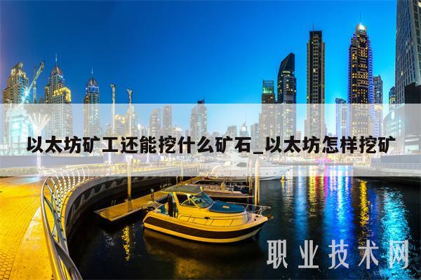 以太坊矿工还能挖什么矿石_以太坊怎样挖矿