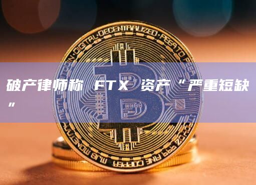 破产律师称 FTX 资产“严重短缺”