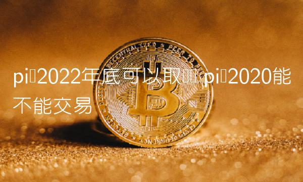 pi币2022年底可以取现吗