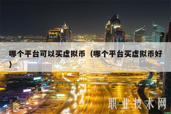 哪个平台可以买虚拟币（哪个平台买虚拟币好）