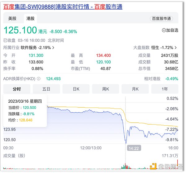 百度产品展示 文心一言露怯
