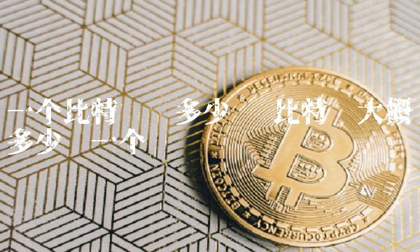 比特币大概值多少钱一个