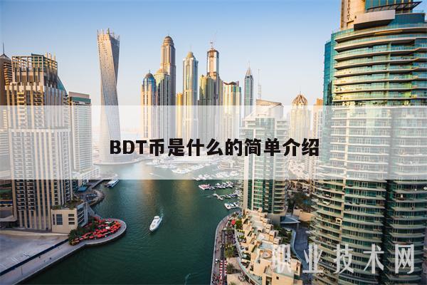 BDT币是什么的简单介绍