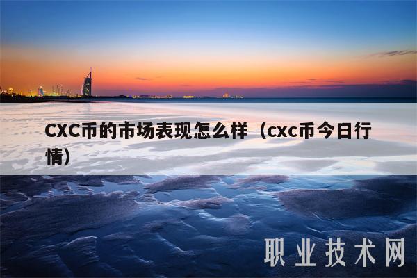 CXC币的市场表现怎么样（cxc币今日行情）