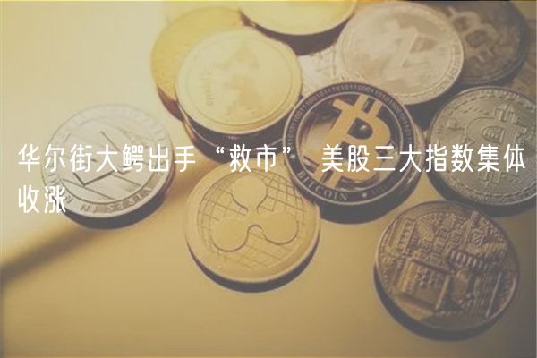 华尔街大鳄出手“救市” 美股三大指数集体收涨