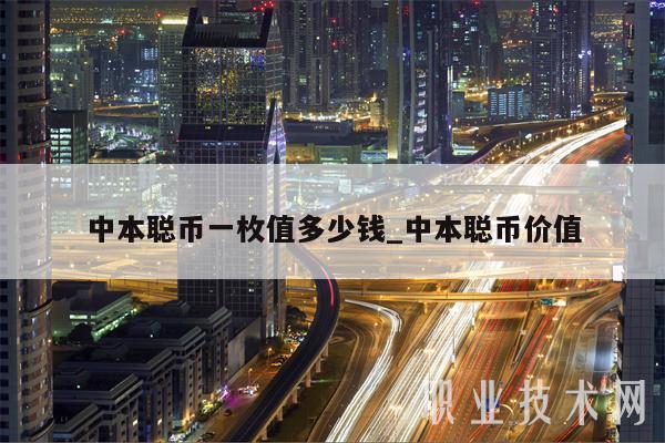 中本聪币一枚值多少钱_中本聪币价值