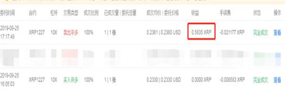合约交易中收益如何计算？ 合约交易收益计算方式2