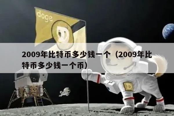 2009年比特币多少钱一个(2009年比特币多少钱一个币)