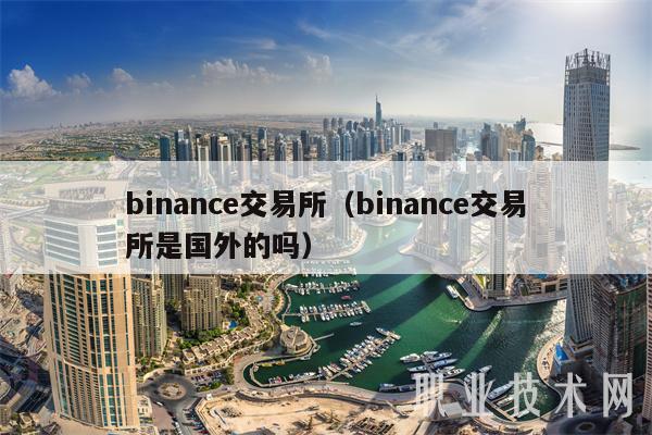 binance交易所(binance交易所是国外的吗)