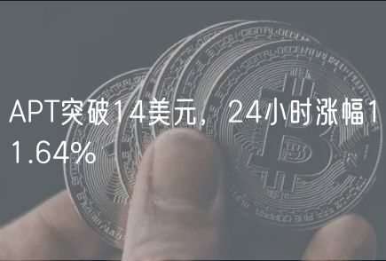 APT突破14美元，24小时涨幅11.64%