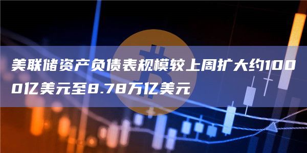 美联储资产负债表规模较上周扩大约1000亿美元至8.78万亿美元