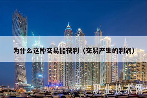 为什么这种交易能获利（交易产生的利润）