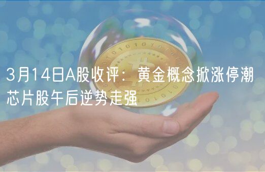 3月14日A股收评：黄金概念掀涨停潮 芯片股午后逆势走强