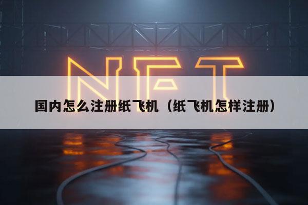 国内怎么注册纸飞机（纸飞机怎样注册）
