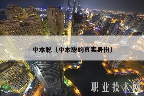 中本聪（中本聪的真实身份）