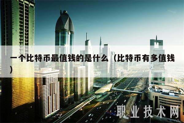 一个比特币最值钱的是什么(比特币有多值钱)插图 一个比特币最值钱的是什么(比特币有多值钱)